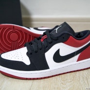 [Nike] Air Jordan 1 Low Black Toe 나이키 에어 조던 1 로우 블랙토 [개봉기]