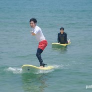 2019년 7월 6일 남애해변 서핑 모습 [팔봉서프앤하우스]