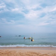 2019년 7월 28일 남애해변 서핑 모습 [팔봉서프앤하우스]