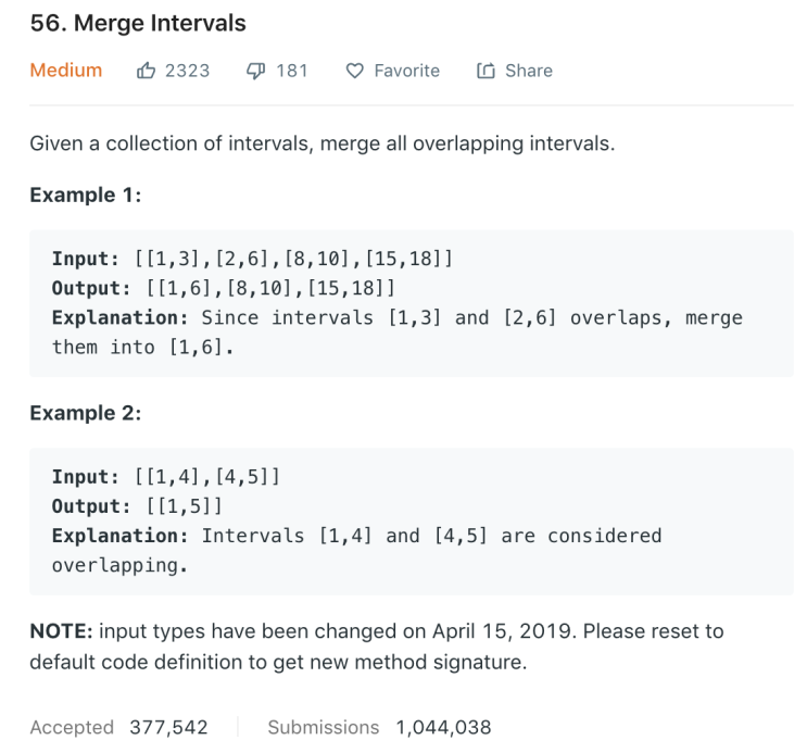 LeetCode 56. Merge Intervals Sort, Lambda 네이버 블로그