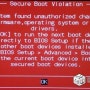 [Tip] Secure Boot Violation 이나 시큐어 부트 관련 문제 옵션 설정하기