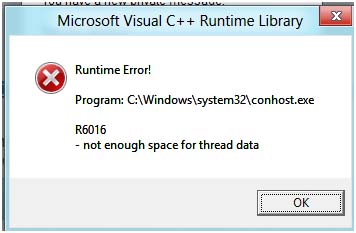 Visual C++ runtime error 대처 방법 : 네이버 블로그