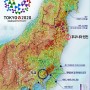 2020 도쿄 올림픽 경기장 위치와 방사능 지도