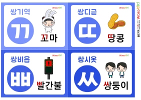 [자음송 #15] (ㄲㄸㅃㅆㅉ)쌍자음송 ★ 자음친구 쌍자음송 ★ Korean alphabet song ★ ㄱㄴㄷ노래 : 네이버 블로그