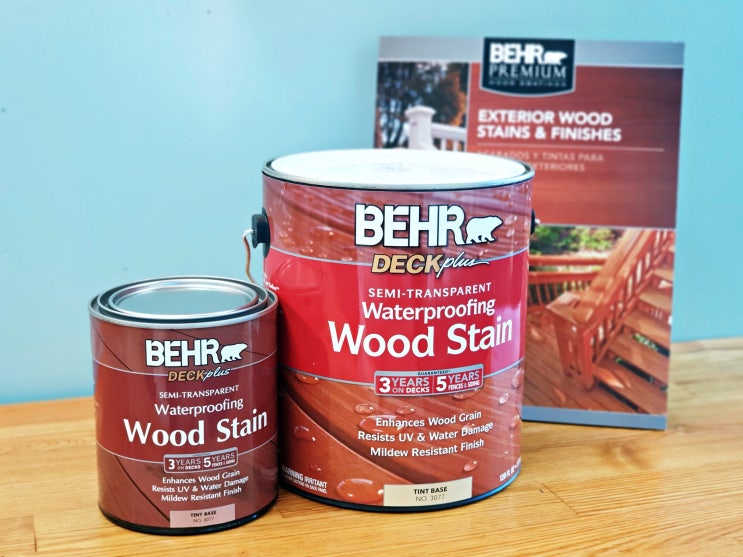 우드스테인 제품소개 BEHR. WOOD STAIN(베어우드스테인) 네이버 블로그