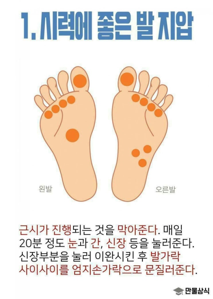 건강에 좋은 발지압 : 네이버 블로그