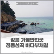 강릉 가볼만한곳 정동심곡 바다부채길