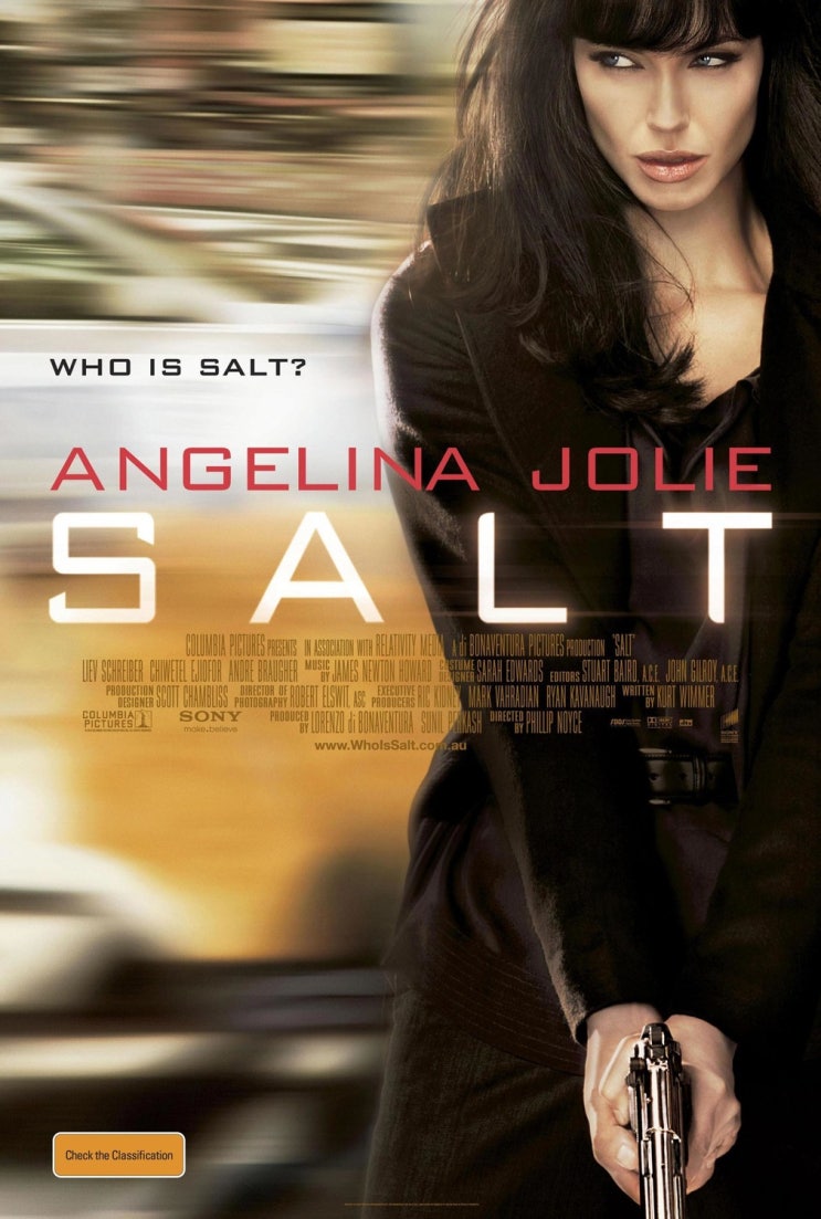 솔트 [Salt] (2010) 안젤리나 졸리도 제대로 살려내지 못한 희미해진 여성 스파이물 : 네이버 블로그, image size:743x1103