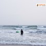 [내남자의 서핑이야기] 부산 송정 서핑 보드랑 박치기, 속이 탄다! (20190203) 입수 22회차