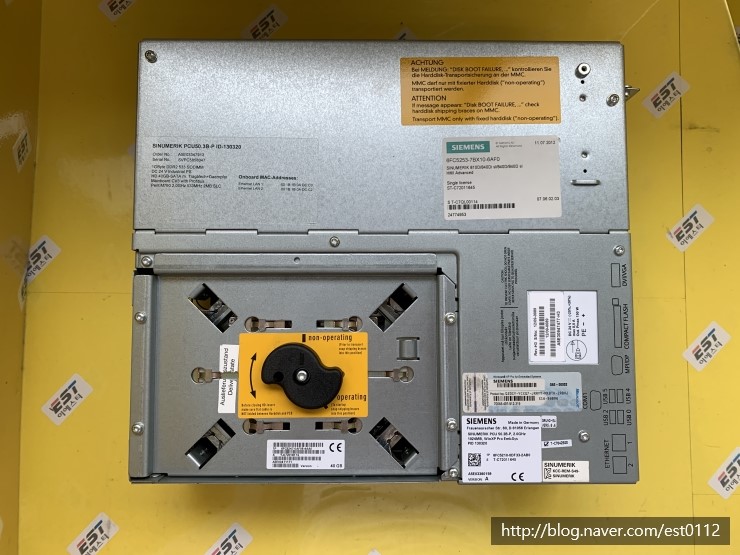 SIEMENS SINUMERIK PCU 50.3B-P Box PC 수리, 6FC5210-0DF33-2AB0, 6FC5253 ...