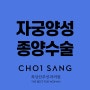 자궁양성종양수술 꼭 적출하지마세요 - 최상산부인과