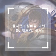 롤 시즌9 칼바람 가렌 룬, 템트리, 공략