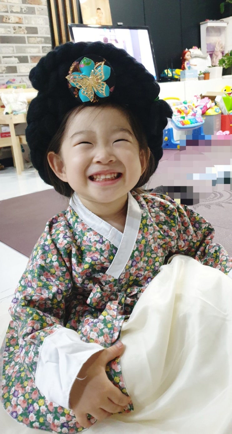 아기 가채 만들기 가채머리띠 도전 : ) : 네이버 블로그