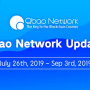 Qbao Network Update: 2019년 7월 16일 ~ 2019년 9월 3일