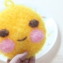 동글동글 귀여운 보름달 수세미 만들기 ♡ 코바늘 손뜨개 (도안, 동영상 첨부)