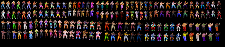 Fighter History KOF Style Sprites : 네이버 블로그