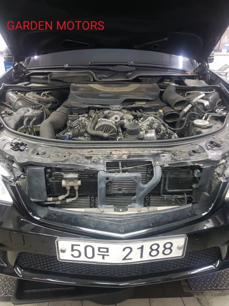 벤츠 w221 s500 라디에이터 교환 2188 : 네이버 블로그
