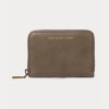 POLO RALPH LAUREN Leather Small Zip Wallet 424219 Taupe : 네이버 