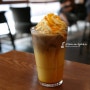 스타벅스 " 아이스 단호박 라떼 위드 샷 " Iced Sweet Pumpkin Latte with Shot