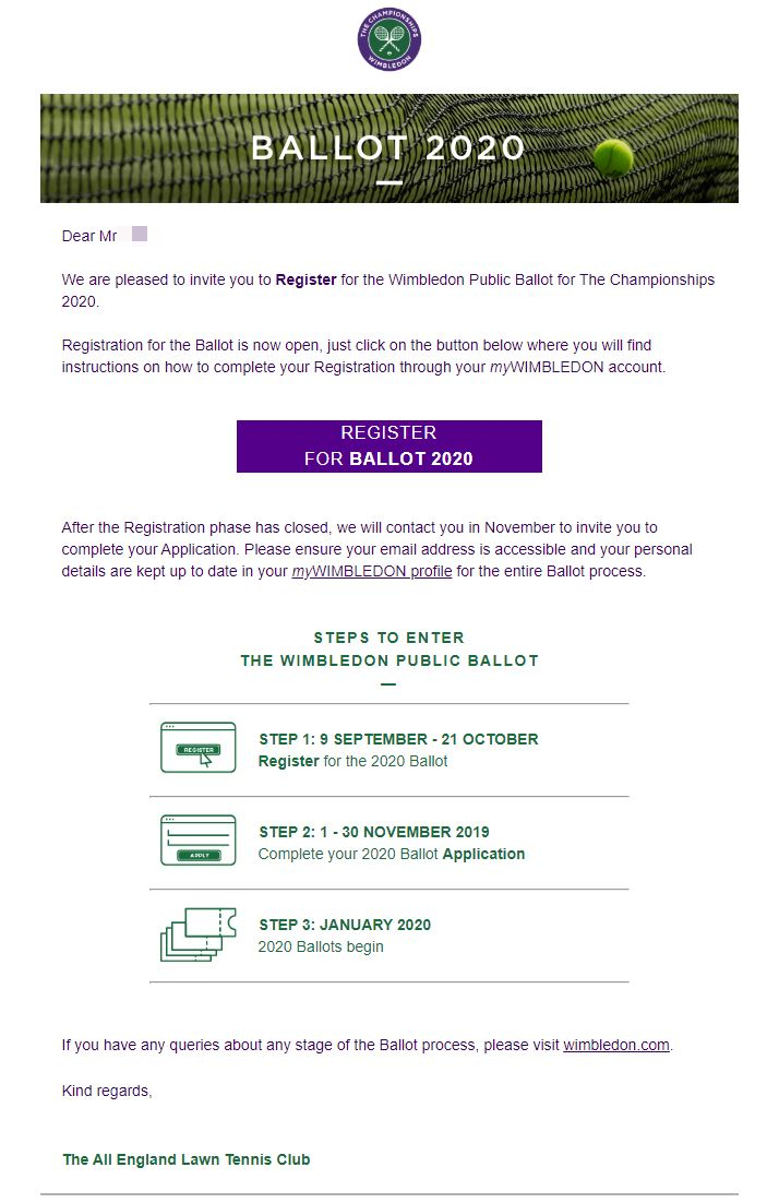 [테니스] 윔블던 티켓 미리 구하는 방법 Ballot 네이버 블로그