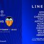 2019-20 UEFA 챔피언스리그 H조 1 라운드 – 첼시 발렌시아 선발 라인업