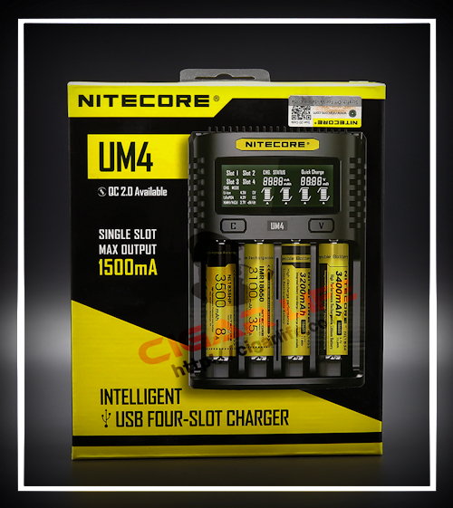 나이트코어(NITECORE) UM4 4구충전기 - 송도전자담배 시가라이프 송도점 : 네이버 블로그