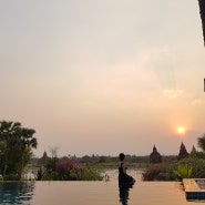 2019 Myanmar_Bagan / 미얀마여행, 바간 자유여행, 아우레움팰리스 체크인, 독채호텔, 아우레움팰리스 수영장 선셋, 내부 레스토랑, 호텔놀이 :)