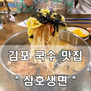 김포 국수 맛집 - 푸짐하고 맛있는 생면국수 '삼호생면'