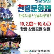 58회 천령문화제 2019년 10.02(수)~10.06(일) 함양상림공원일원