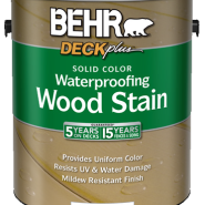 베어 우드 스테인(불투명) 시공사례 - BEHR. Wood Stain(Solid Color)