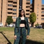 Outside of the show @nyfw Sunglasses with @mykivuli ‘BLAZE’ 뉴욕패션위크 키블리 블레이즈
