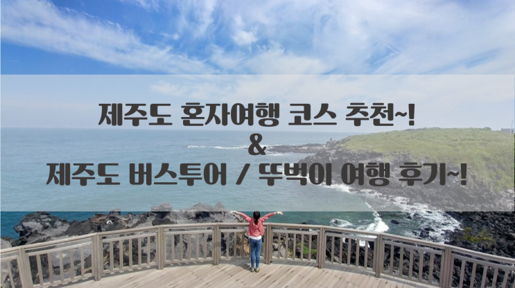 제주도 혼자여행 코스 버스투어 제주 뚜벅이 여행 즐기기 네이버 블로그
