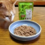 기호성 좋은 제일펫푸드 고양이 파우치!