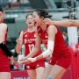 중국 여자배구, 1경기 남기고 월드컵 우승