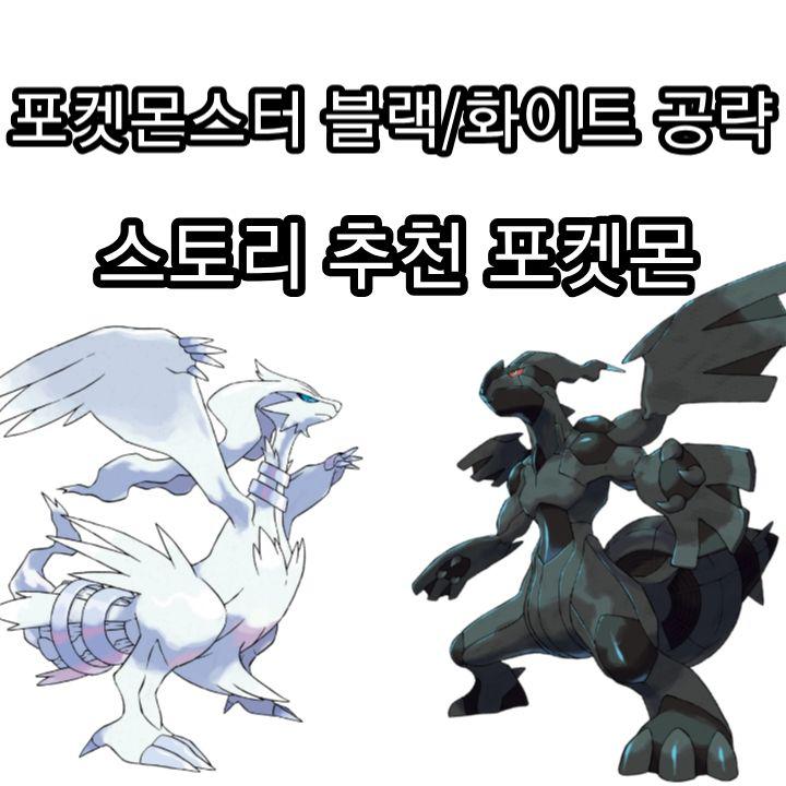 포켓몬스터 블랙/화이트 공략 - 00.배경 및 스토리 추천 포켓몬 : 네이버 블로그