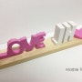 연인들을 위한 LOVE 이니셜 하트 실내용 석고 방향제#커플 아이템 #인테리어 소품으로 좋은 이니셜 영어 이름 이니셜