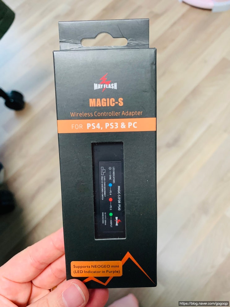 mayflash magic-s 메이플래쉬 매직 에스 무선 컨트롤러 어뎁터! (ps4,ps3,pc 전용) ps4에 스위치 프로 ...