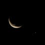 달 옆 작은 별 -금성(Venus)