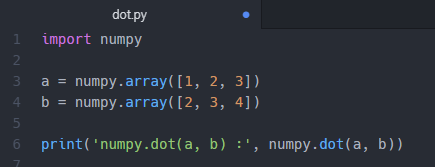 Python numpy.dot() : 네이버 블로그