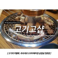 서울/강남역 고깃집 - 국내 최초 드라이에이징 삼겹살 전문점 : '고기고샵'