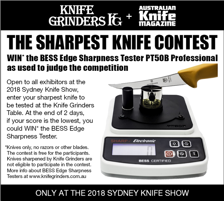 The Sharpest Knife Contest in Sydney 2018