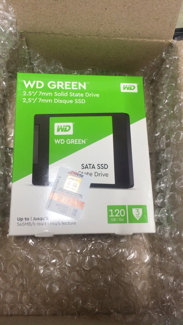 WD GREEN 120GB 간단 후기. : 네이버 블로그