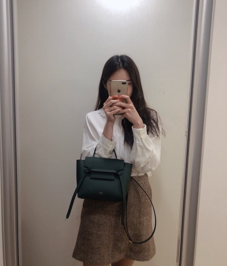 셀린느 벨트백 나노 면세 구입후기 +가격,관세,선불카드 : 네이버 블로그