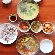 산굼부리맛집 제주맛집칼국수에서 보말칼국수, 문어해물칼국수 호로록~