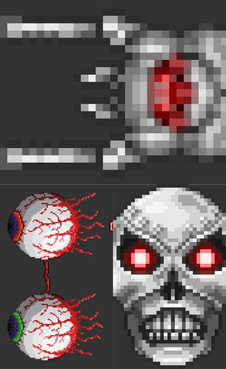 모바일 테라리아 공략 11 - 기계 보스! : 네이버 블로그