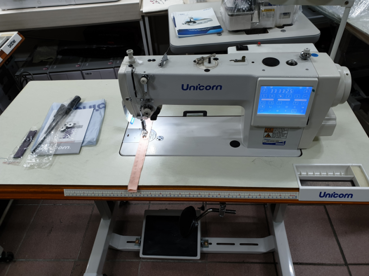 유니콘공업용미싱 유니콘6300 LS2-H6300-SDN 유니콘자동사절미싱 노루발자동리프트미싱 팬소음스위치장착 - 유니콘미싱 ...