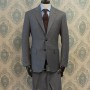VITALE BARBERIS CANONICO. Gray suit. glen check suit. 3-pcs suit .까노니꼬 수트