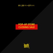 POP-UP STORE CLOSING SALE