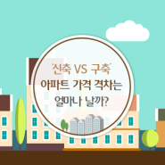 ‘신축 Vs 구축’ 아파트 가격 격차는 얼마나 날까?