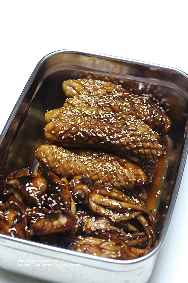 오징어산적 만드는법 맛있는 산적 : 네이버 블로그